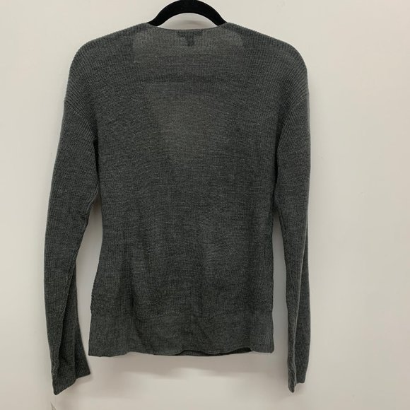 Bar III Women's Top M Surplice V Neck Pullover Knit Sweater Grey M - Picture 3 of 8